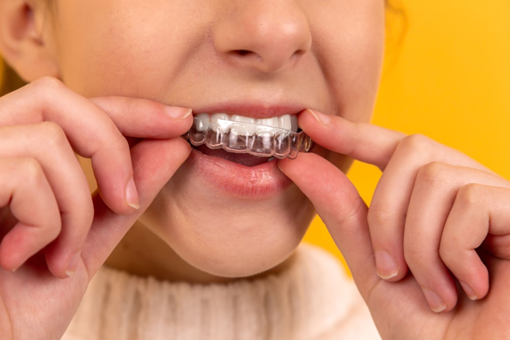 Happy patient after TMJ treatment